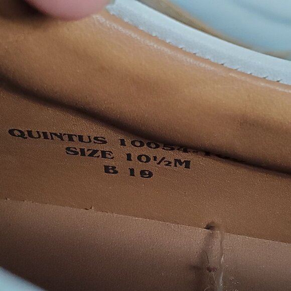 Moral Code Shoes Mens 10.5 White Leather Quintus Lace Up Low Top Sneakers - Picture 10 of 11